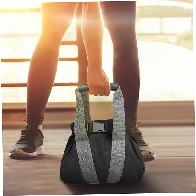 2Pcs Fitness Sandbags with Non-Slip Handle Refillable Portable Canvas Sand Kettlebell Soft Sand Bag for Home Training, Fitness, Yoga Workou Sandbags for Working Out