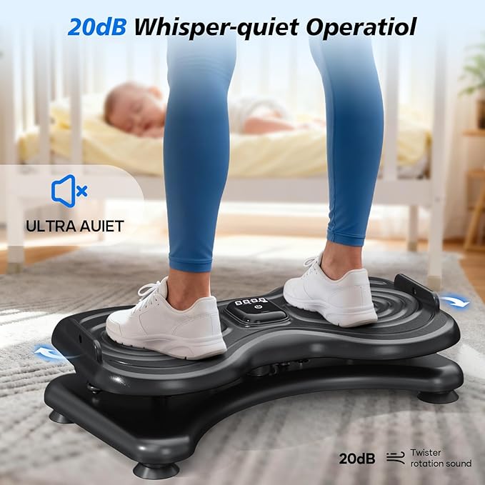 2025 New Waist Twister Machine Exercise,Waist Twister Fitness Tool with LCD Display& Resistance Bands for Core Exercise,300LB Home Gym Equipment for Slim Waist & Belly Fat