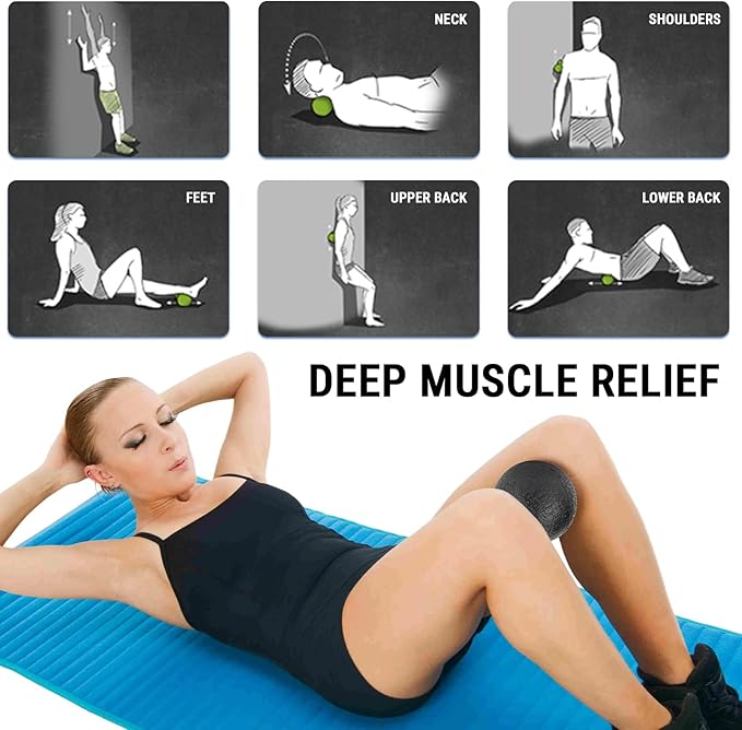 EPP Yoga Foam Release Ball, Deep Tissue Massage Ball, Muscle Trigger Point Tool Myofascial Release Balls for Stress Relief and Recovery (10CM Single Ball)