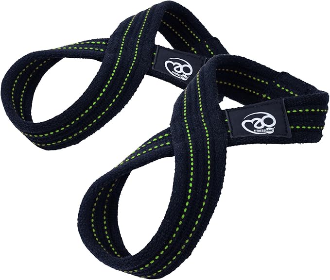 Fitness Mad Lifting Strap (Pack of 2) (One Size) (Navy)