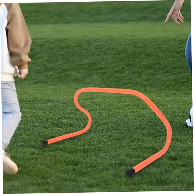 4pcs Boys and Girls Training Hurdles Plastic Agility Hurdles for Soccer Football Speed Agility and Footwork Skills Height