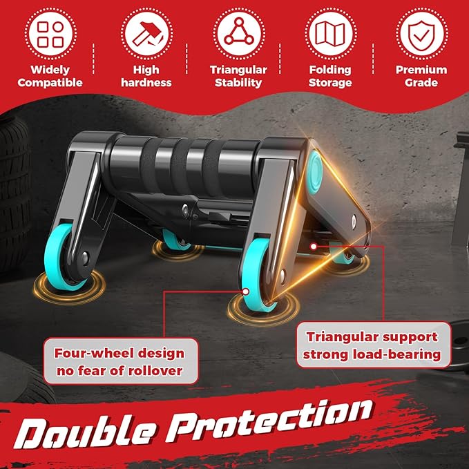 Ab Roller Wheel, 2-In-1 Exercise Roller Wheels, Push-Up Bar, Abdominal Exercise Machine, Ab Workout Equipment for Core Strength Training, Abs Exercise Roller with Knee Pad for Women Men Home Gym