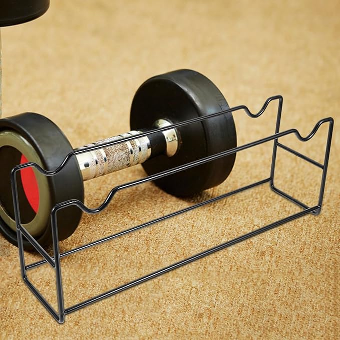 Dumbbell Holder Stand Compact Dumbbell Rack for Home Gym Strength Training Weight Storage Rack 15.74X5.90X3.93In Fitness Equipment Organizer