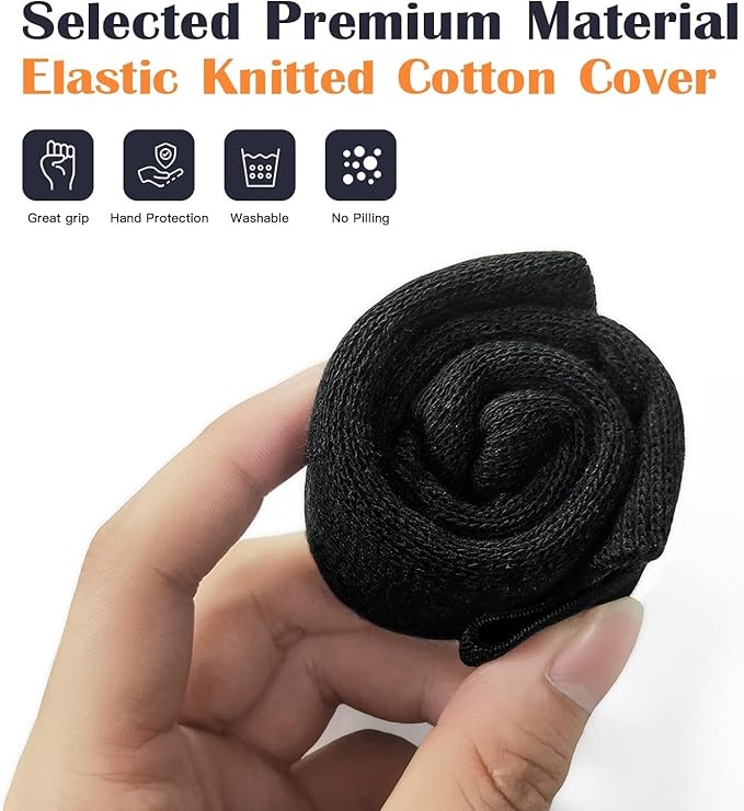 Universal Rower Handle Cover for Indoor Rowing Machines - Socks Over Handle Protect Hands and Absorbs Sweat - Compatible with Concept 2, Hydrow, Nordictrac, Sunny, Indoor Rowers (and MORE)