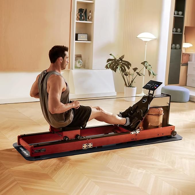 KINGSMITH Rowing Machine Mat, Anti-Slip Rower Mat for KINGSMITH Tri-Fold Rower Machine