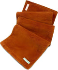 FACESOFT Eco Friendly Gym Towel for Working Out - Soft and Absorbent Cotton Exercise - No Synthetic Microfibers or Plastics - Sweat Towel for Gym, Fitness, Sports, Yoga - Cinnamon - 1 Pc