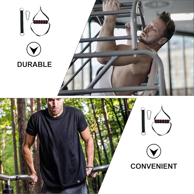 GLEAVI Fitness Pull-up Handle Resistance Band Handle Cable Machine Attachment for Strength Training and Home Gym Fitness Equipment