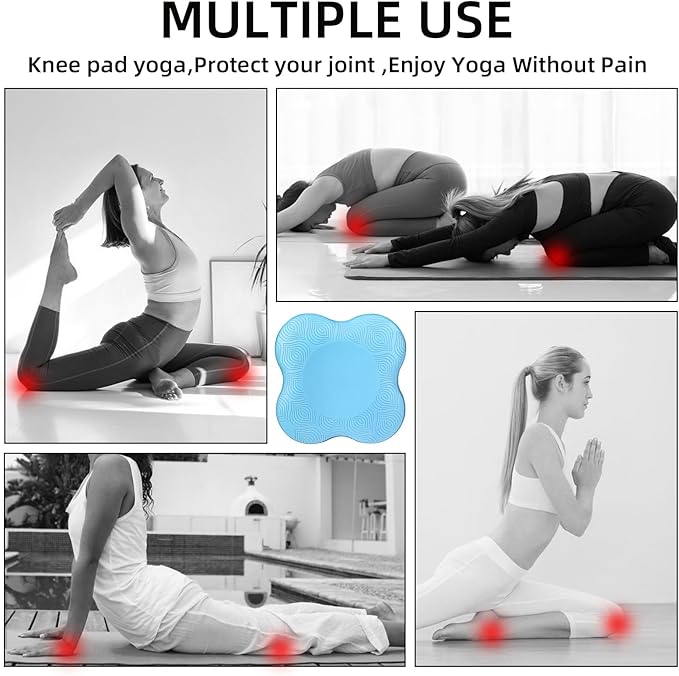 2 packs Yoga Knee Pad Mats Extra Thick for Knees Elbows Wrist Hands Head Foam Pilates Kneeling pad Yoga Knee Cushion Thick Exercise Pads for Knees Elbows Wrist Hands Head Foam Pilates Kneeling pad，Support Foam Pads for Women and Men