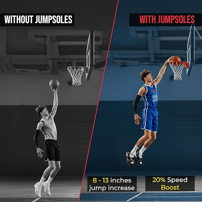 Jump Training System – Vertical Leap Speed & Agility Trainer Improves Foot & Ankle Strength Jump Shoes for Achilles & Plantar Fasciitis Relief