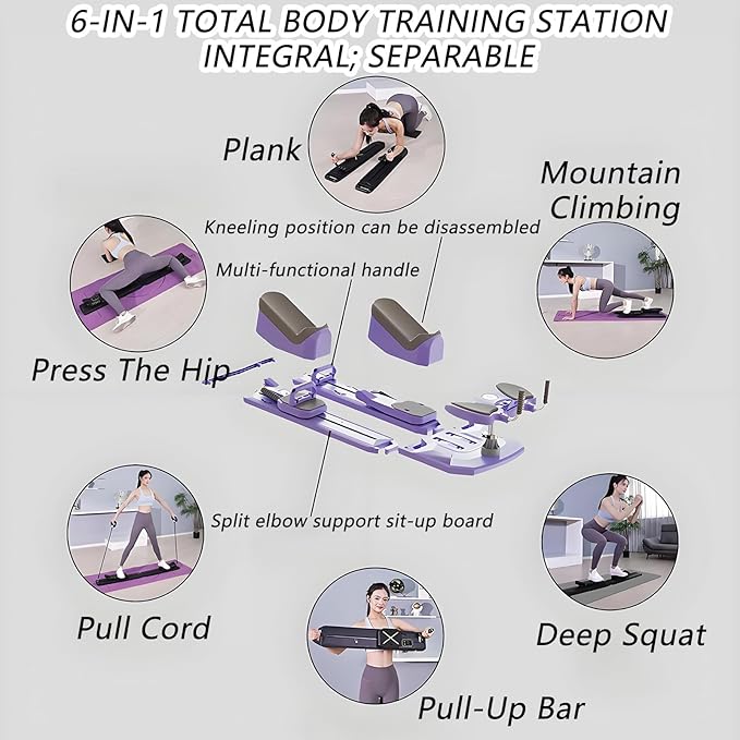 Spine Twist & Stretch Trainer, Crawling Exercise Machine with LED Counter, 3 Adjustable Height, 70cm Low-Impact Exercise, 230kg Capacity,Home Waist Trimmer Leg Flexibility Trainer