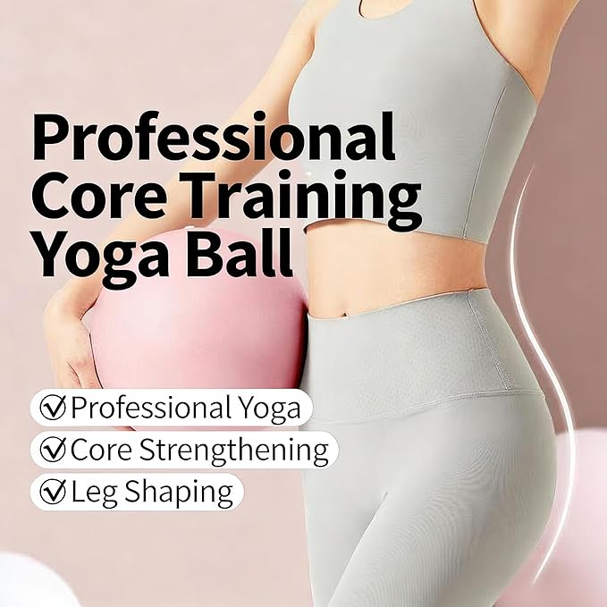 Home Pilates Kit - 12-Segment Resistance Bands + Small Pilates Ball + Random Color Air Pump | Multi-Functional Exercise Bands Resistance an Excellent Yoga Pilates Equipment