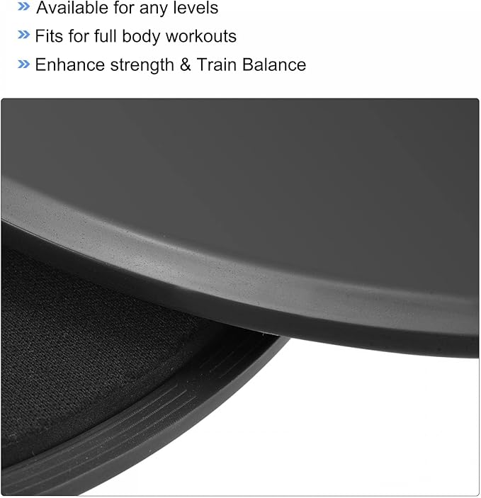 uxcell Exercise Core Slider, Glider Discs Dual Sided Usage on Carpet or Floor for Full Body Workout