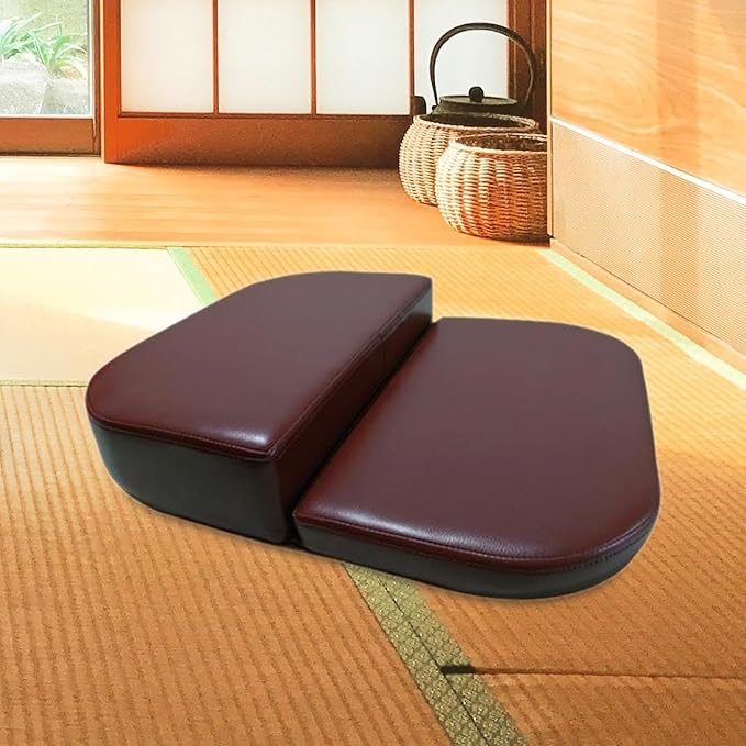 Folding Meditation Bench Prayer Bench Ergonomic Versatile Easy to Clean Women