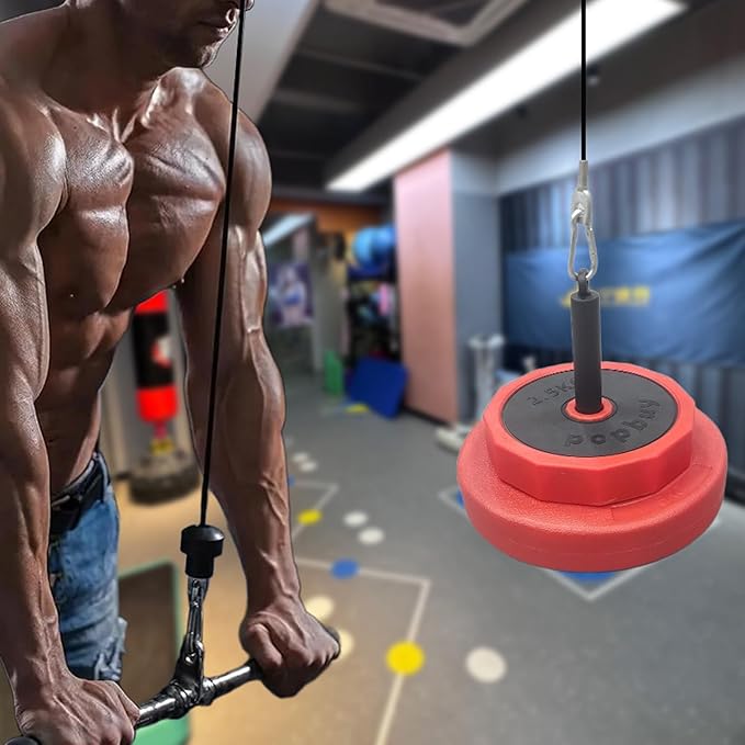 Detachable High Position Latches Pull Down Rod Ergonomic Grip For Homes Gym Strength Training Equipment Accessory