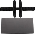 Red Quiet Ab Roller Wheel Fitness Abdominal Workout Equipment for Home Gym Core Strength Training Indoor Outdoor Use