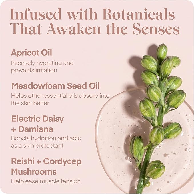 Playground Mood Maker Intimacy Oil, Organic Pleasure Enhancer with Ashwagandha, Reishi & Cordyceps, Pleasure Enhancing, Organic, Hydration, Travel Friendly Formula, 1 Fl. Oz.