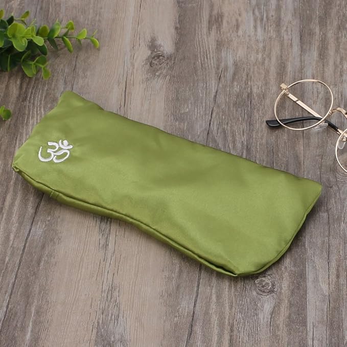 Yoga Eye Pillow Silk Cassia Seed Lavender Relaxation Therapy