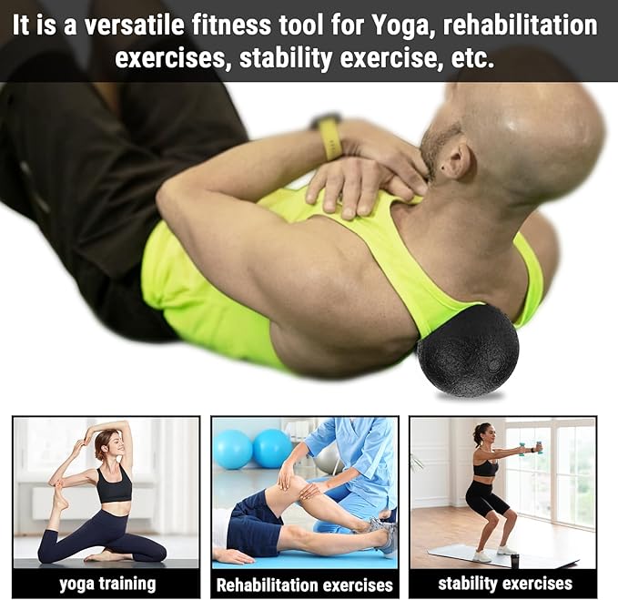 EPP Yoga Foam Release Ball, Deep Tissue Massage Ball, Muscle Trigger Point Tool Myofascial Release Balls for Stress Relief and Recovery (10CM Single Ball)