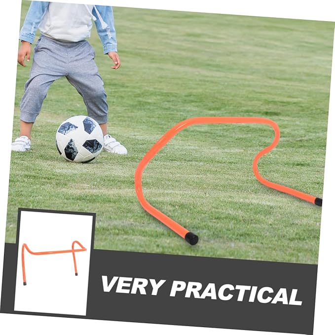 4pcs Agility Hurdles for Sports Training Plastic Speed Training Equipment for Boys and Girls and Athletes Improve Speed Flexibility and Coordination for Football Basketball Drills