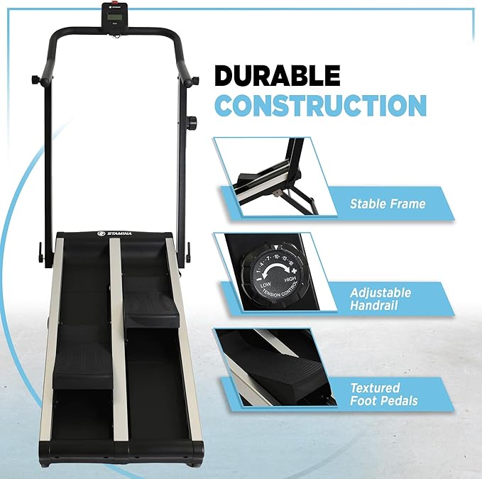 Stamina Climber, Compact Exercise Machine for Home Workout