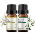 GREENSLEEVES Patchouli Lily Essential Oil Set, 2 x 10ml Pure Plant-Based Fragrance Oil for Aromatherapy, Essential Oils for Diffuser, Massage, Bath Bomb, Scented Candle Soap Making