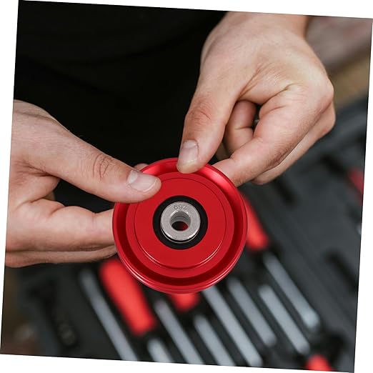 Portable Aluminum Gym Pulley Wheel Easy Installation Fitness Pulley Attachment for Cable Systems Smooth Operation for Weight Lifting and Strength Training Home Gym Equipment