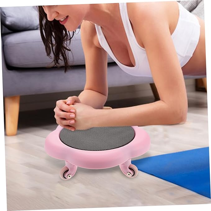 Floral Gliding Ab Exercise Wheel Five-wheel Core Sliders for Fun Design for Abdominal Muscle Sculpting and Tightening Convenient Fitness Tool