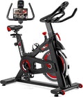 Exercise Bike, WENOKER Stationary Bike for Home, Indoor Bike with Silent Belt Drive, Heavy Flywheel, Comfortable Seat Cushion and Upgraded Digital Display