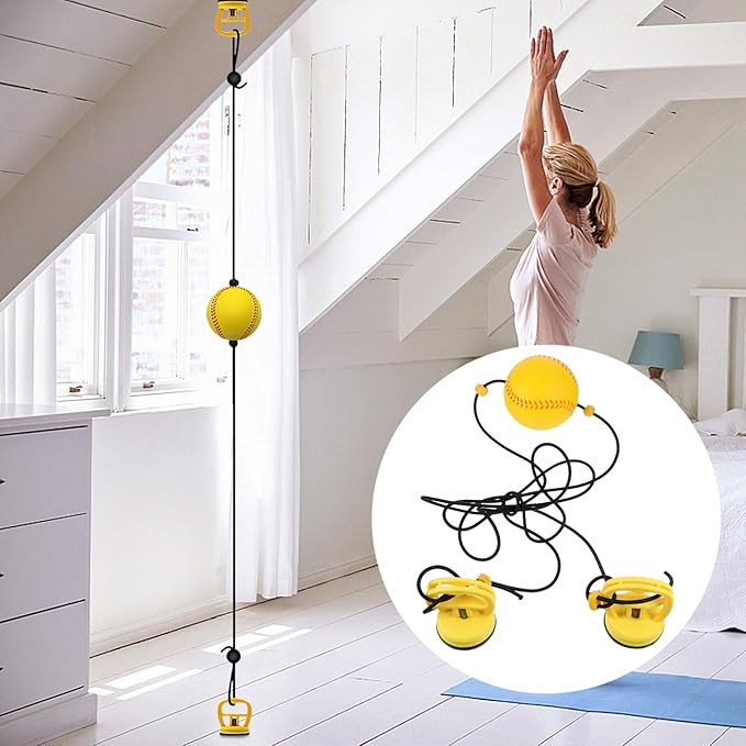 1Pc Boxing Speed Reaction Ball with Suction Cup Base High Elastic Foaming Sphere for Home and Gym Training and for All Ages