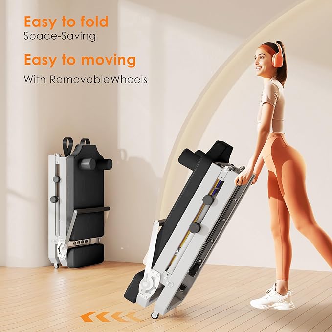 soges Foldable Pilates Reformer Machine for Home Gym, Pilates Workout Equipment for Beginner, Cardio Fitness High Strength Rebounder