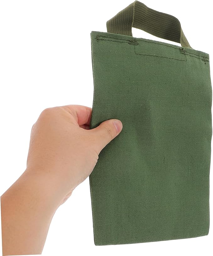 2kg Weighted Sandbag for Yoga Fitness Canvas Exercise Bag with Handle Gym Bag for Dance Muscle Training Portable