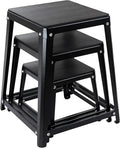 Plyometric Platform Box, Plyometric Box Jump Set for Home Gym Training, Crossfit, Conditioning, Strength Training (12/18/24/30 Inch)