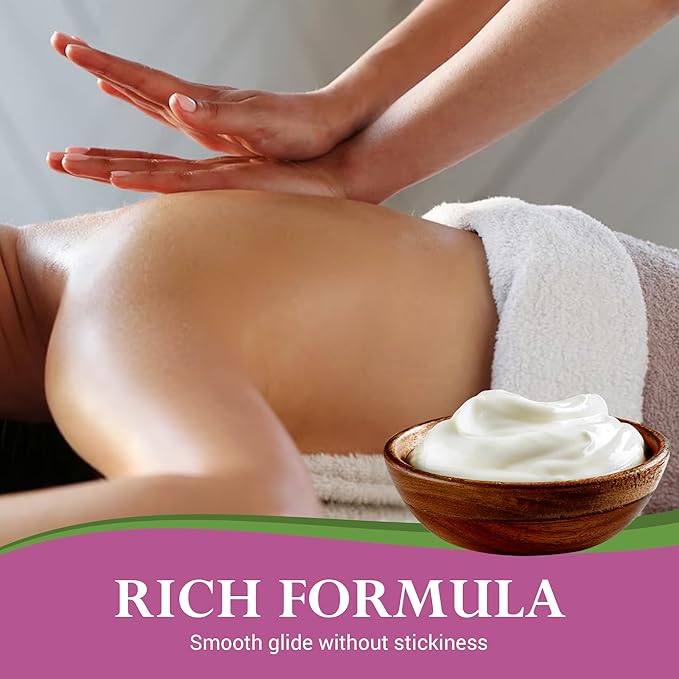 Lotus Touch Hydrating Rich Massage Lotion 100% Pure Jojoba & Coconut Oils plus Herbal Extracts - Unscented - Max Glide, Rich Workability Without Stickiness - Deep Tissue Massage - 1 Gallon
