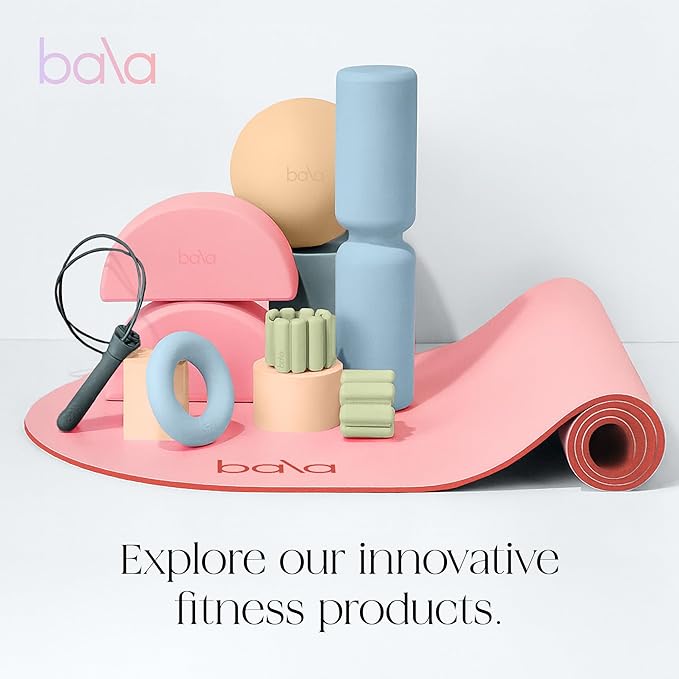 Bala Bangles Wrist & Ankle Weights for Women & Men - Adjustable Weighted Bands - Soft Silicone Arm & Leg Weights for Pilates, Yoga, Walking, Barre, Home Workout & Strength Training Exercise