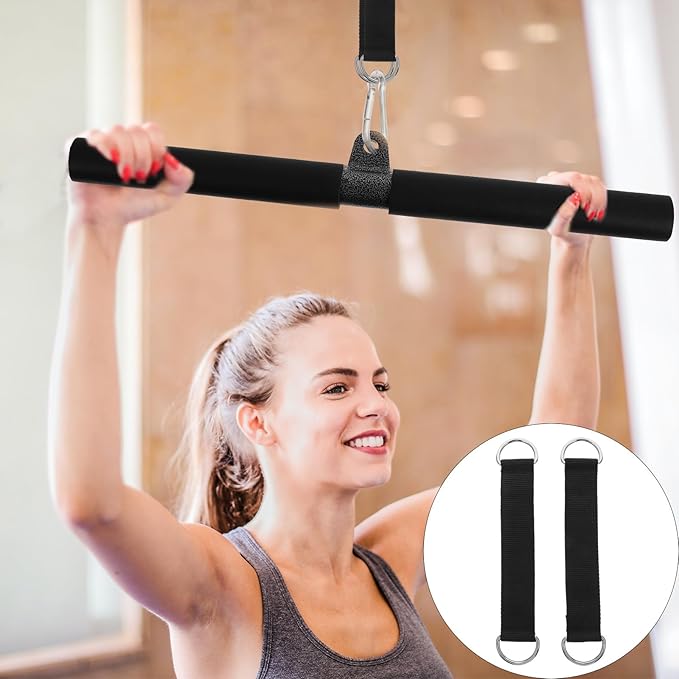 Pulley Hanging Straps 2pcs Fitness Pulley Hangers Sturdy Swing Straps for Strength Training Home Gym Cable Attachment