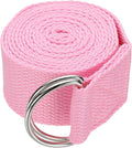Yoga Strap for Stretching, Athletic Stretch Band with Adjustable Metal D Ring Buckle Yoga Bands