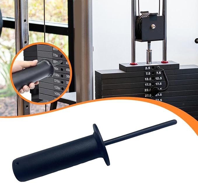 Weight Stack Pin Steel Cable Machine Strength Training Attachment Heavy Duty Fitness Equipment Attachment Gym Pin