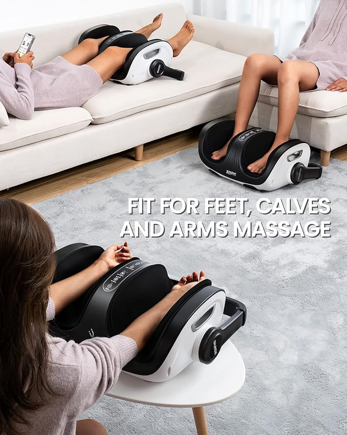 RENPHO Shiatsu Foot Massager with Heat, Foot and Calf Massager, FSA Eligible Items Only List, Deep Kneading Massage for Plantar Fasciitis Relief, Birthday Gifts for Women Men Size 14