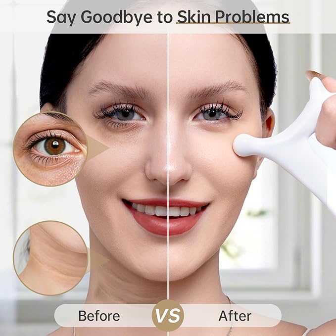 Body Gua Sha Tool,6-in-1 Gua Sha Facial Tools for Lymphatic Drainage,Ceramic Body Guasha Massager Tool for Stress Relief,Trigger Point Tool for Fascia Massage, Korean 괄사 Guasha Tool for Women Gifts