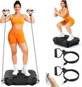Vibration Plate Exercise Machine, Vibrating Platform for Lymphatic Drainage Weight Loss, 250 Speeds Full Body Workout Vibrated Plates Fitness Platform for Home Women Men