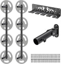 Kipika Weight Plate Storage Rack - Wall Mounted Weight Plate Holder with Durable Steel Construction Organizer for Olympic Plates, 1000lb Capacity, Space-Saving for Home Gym