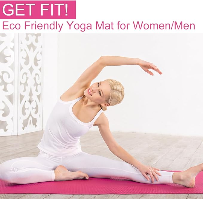 24 Pack 3 mm Thick Yoga Mat Bulk, Non Slip Exercise Workout Fitness Pad for Women Men, Gym Home Yoga Pilates, Easy to Clean, Sturdy PVC