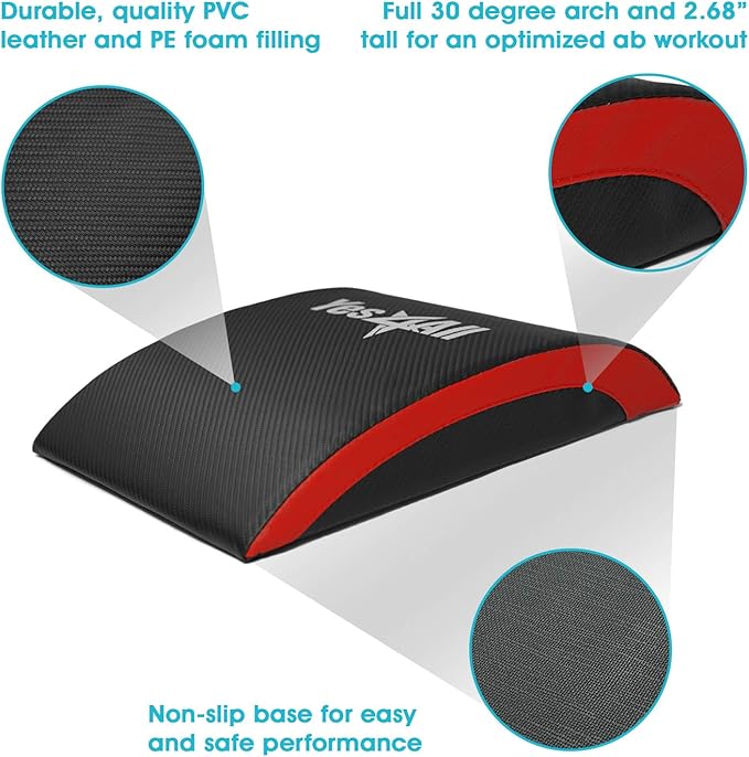 Yes4All Abdominal Exercise Pads, Foldable Ab Workout Equipment for Home Gym Core Training & Back Stretching, Sit Up Mat for Floor Exercises