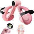 Pelvic Floor Exercise Devices, 360°Adjustable Pelvic Floor Muscle Trainer with Led Display, Leg Straps, Kegel Trainer for Postpartum Rehabilitation, Home Fitness Equipment for Hip, Leg, Arm
