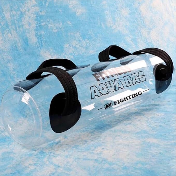 Portable Workout Water Bag Folding, Home Gym Weight Dumbbells Training Equipment, Clear Yoga Sandbag Tool with Pump, 10-35 Kg Sport Weights Bag (Color : 20kg)