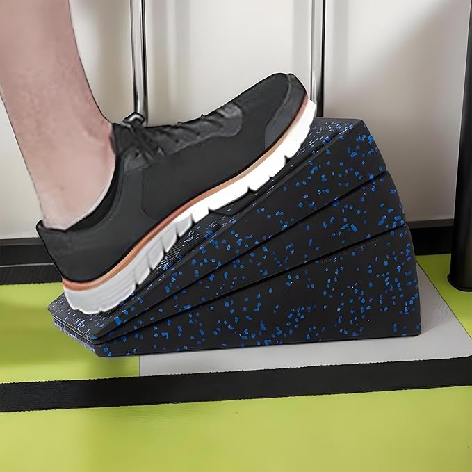 Squat Wedge Block - Anti-Slip Foam Wedge Calf Stretcher,Foot Stretcher Incline Board,for Yoga Pilates Home Gym Recover Training Mobility