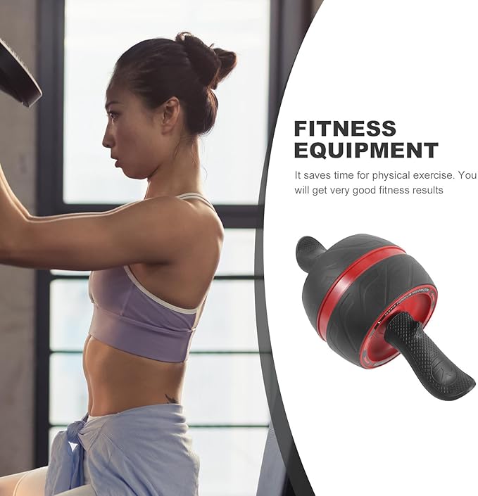 Ab Roller Wheel Abs Automatic Return Fitness Roller for Core Workout Home Exercise Abdominal Trainer for Men Women