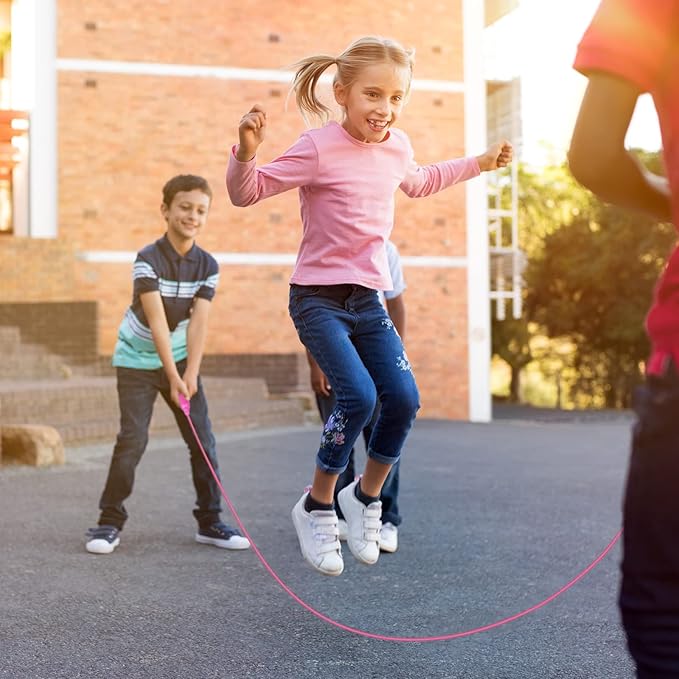 Elcoho 36 Packs Jump Rope Set 7.3 Feet Adjustable Skipping Rope for Kids Party Favors, Outdoor Activity, Birthday Reward Gift