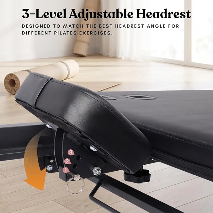 3.0PRO 93" Pilates Reformer NEW Patented Design, Foldable Pilates Machine with Yoga Ring Circle & Headrest, Jumpboard, Dual Resistance Springs, Pilates Equipment for Home Workout, up to 650 LBS