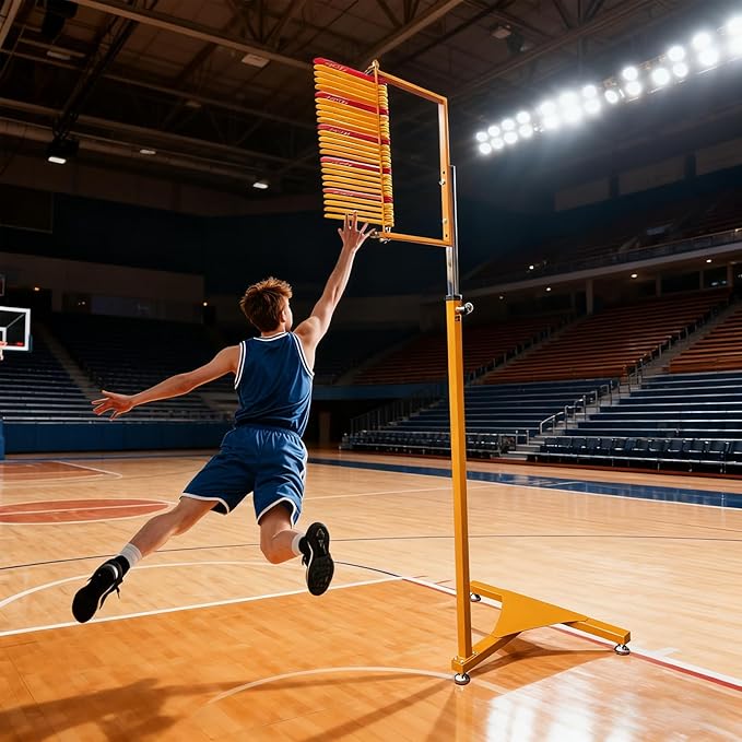 Vertical Jump Tester for Training, Height Adjustment Jump Measurement Tool, Vertical Measure Trainer Stick Pole for Basketball Volleyball Training Aid